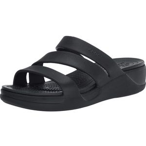 Black Crocs Sandals